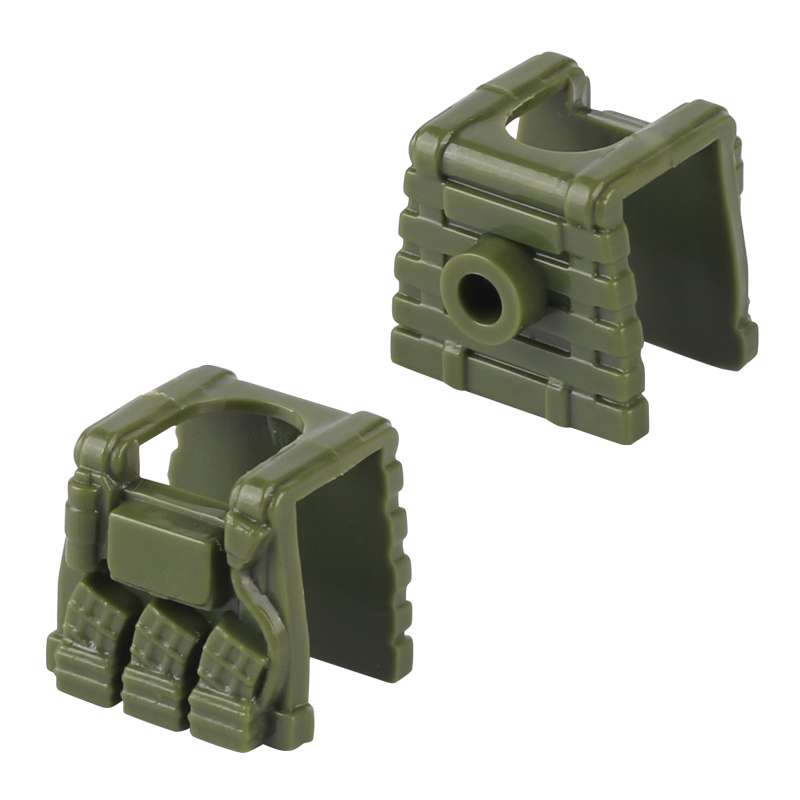 WW2 Military Germany Soldiers Tactical Vests Building Blocks SWAT Army Minifigs Weapons Accessories Bricks Toys Compatible Boys