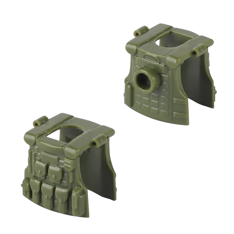 WW2 Military Germany Soldiers Tactical Vests Building Blocks SWAT Army Minifigs Weapons Accessories Bricks Toys Compatible Boys