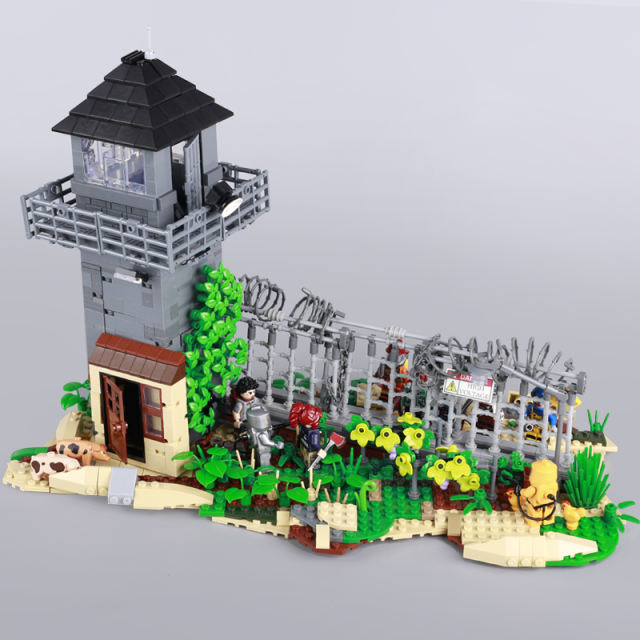 MOC City Halloween Castle Building Blocks Military Architecture Ruins Zombie Ghost Soldier Figures Accessories Bricks Toys Gifts