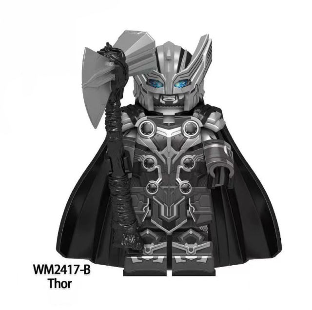 WM2417-B Marvel Super Hero Series Minifigs Building Blocks Love And Thunder Thor Action Figures WM2417-B Toys Gifts For Children