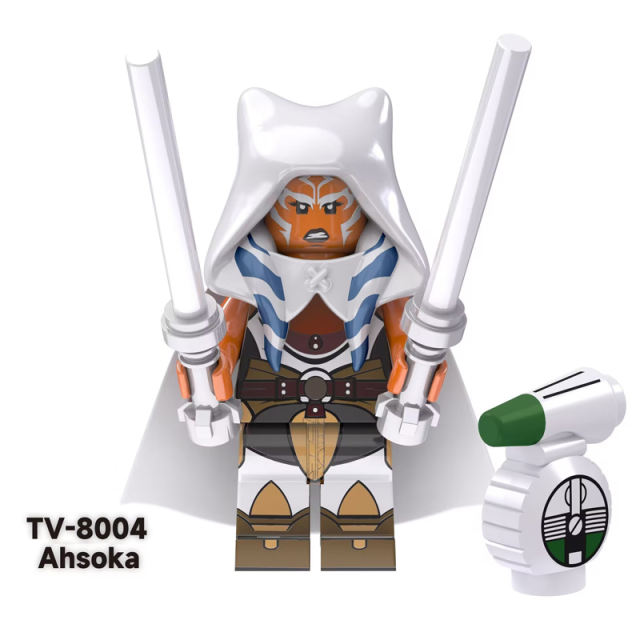 TV6101 Star Wars Series Minifigs Building Blocks Obi-Wan C-3PO Darth Vader Ahsoka Action Figures Toys Gifts For Children