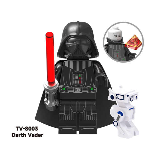 TV6101 Star Wars Series Minifigs Building Blocks Obi-Wan C-3PO Darth Vader Ahsoka Action Figures Toys Gifts For Children