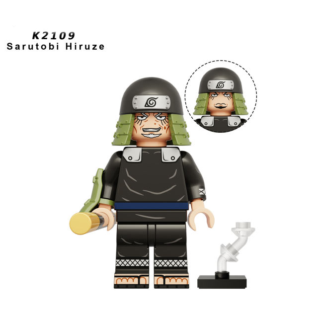 KDL814 Naruto Anime Minifigures Building Blocks Senju Hashirama Uchiha Cartoon Action Weapons Bricks Educational Toys Gifts kids