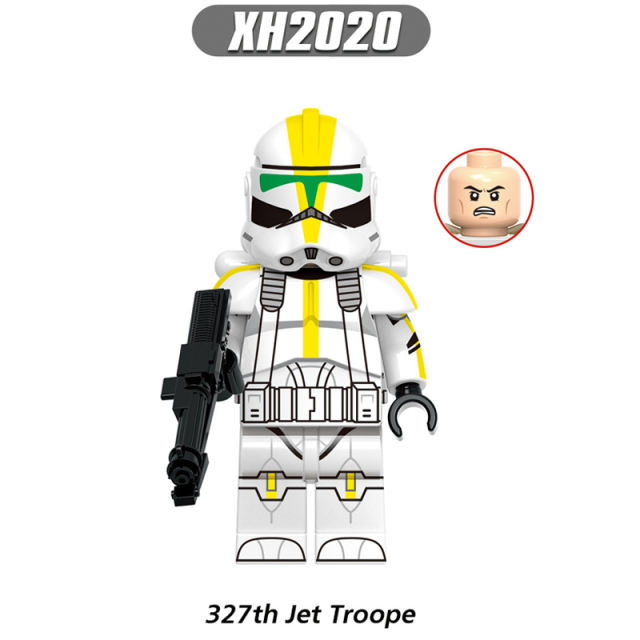 X0350 Star Wars Series Minifigs Building Blocks ARC Trooper Dredd Commander Ganch Captain Alpha Figure Models Toys Gifts Kids