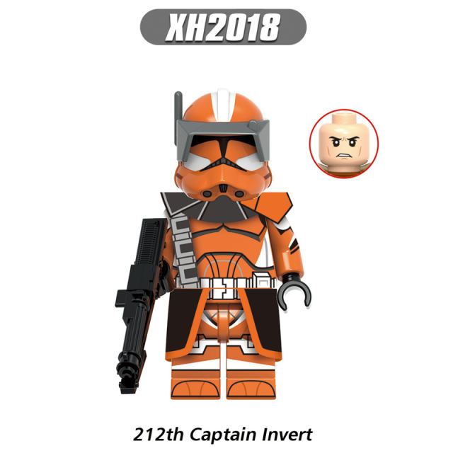 X0350 Star Wars Series Minifigs Building Blocks ARC Trooper Dredd Commander Ganch Captain Alpha Figure Models Toys Gifts Kids