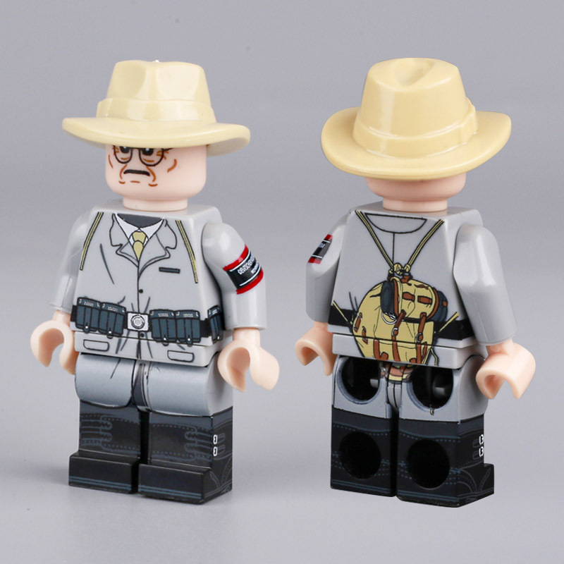 WW2 German Volkssturm Minifigs Building Blocks Army Armorer Weapons Guns Soldier Figures Parts Bricks MOC Toys For Boys