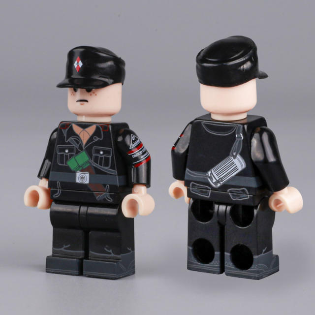 WW2 Germany Jugend Army Minifigs Building Blocks Soldier Figures Armorer Weapons Guns Helmets Parts Bricks MOC Toys For Boys