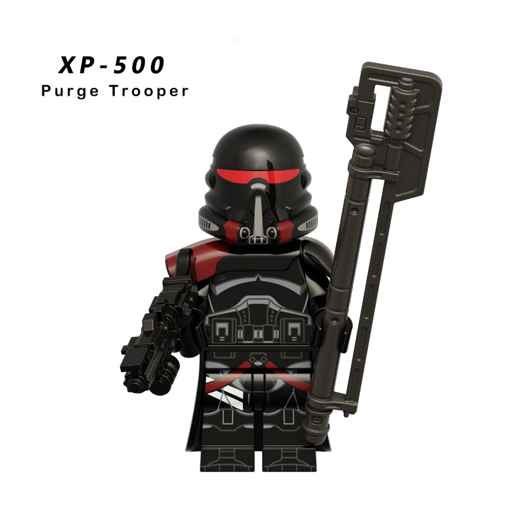 KT1066 Star Wars Series Minifigs Building Blocks Cal Kestis Heavy Assault Trooper Action Figures Bricks Model Toy Gifts Children