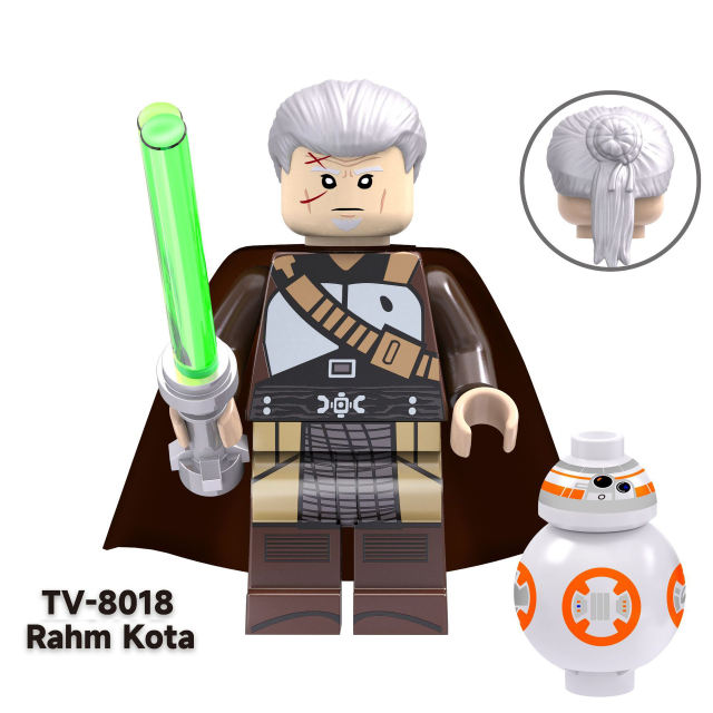 TV6103 Star Wars Series Minifigs Building Blocks Cal Kestis Ahsoka Airbrne Clone Trooper Figures Models Toys Gifts For Children