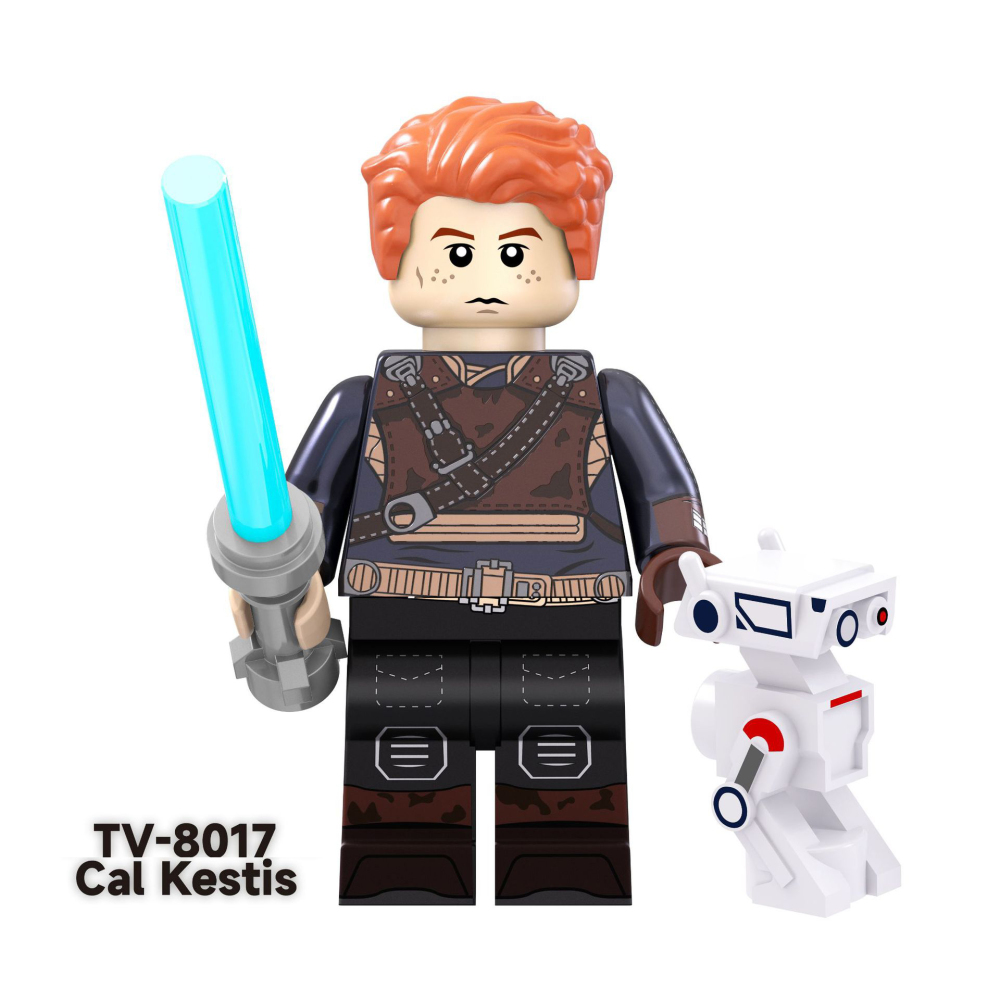 TV6103 Star Wars Series Minifigs Building Blocks Cal Kestis Ahsoka Airbrne Clone Trooper Figures Models Toys Gifts For Children