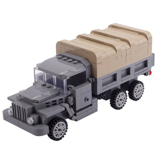 WW2 Military US Army Trucks Tanks Building Blocks Soldiers Figures Weapons Vehicles Models Guns Accessories MOC Bricks Kids Toys