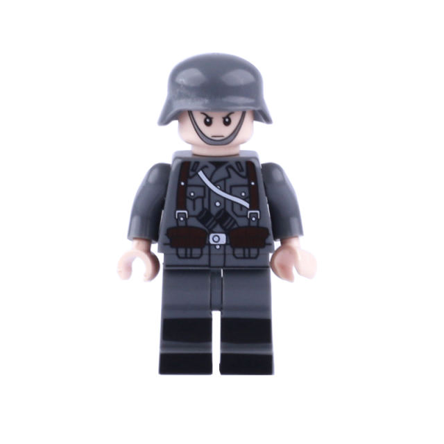 WW2 Germany Military Soldier Minifigs Building Blocks Army Office Gunner Commando Squadron Leader Weapon Parts Bricks Toys