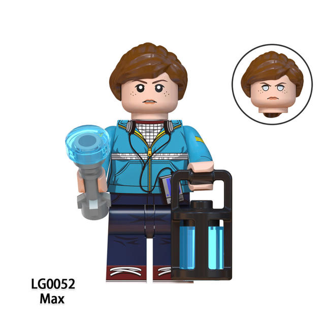 LG1007 Stranger Things Series Minifigures Building Blocks Eleven Mike Brenner Cartoon Figures Models DIY Toys Gifts For Children