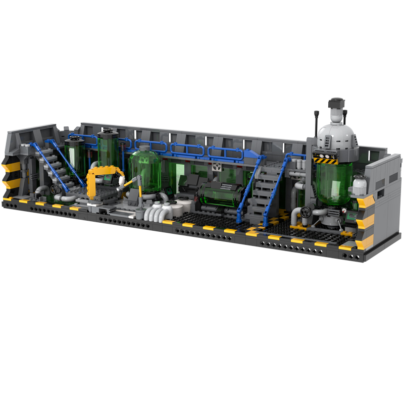 MOC City Resident Evil Building Blocks Chemical Base Outbreak Zombie Ghost Soldier Figures Educational Accessories Bricks Toys Gifts