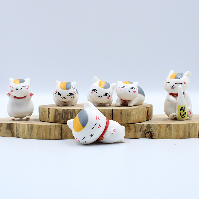 Natsume's Book Of Friends Animation Action Figures Madara Cute Cat Garage Decorative Ornament Cartoon Models Toys Gift For Kids