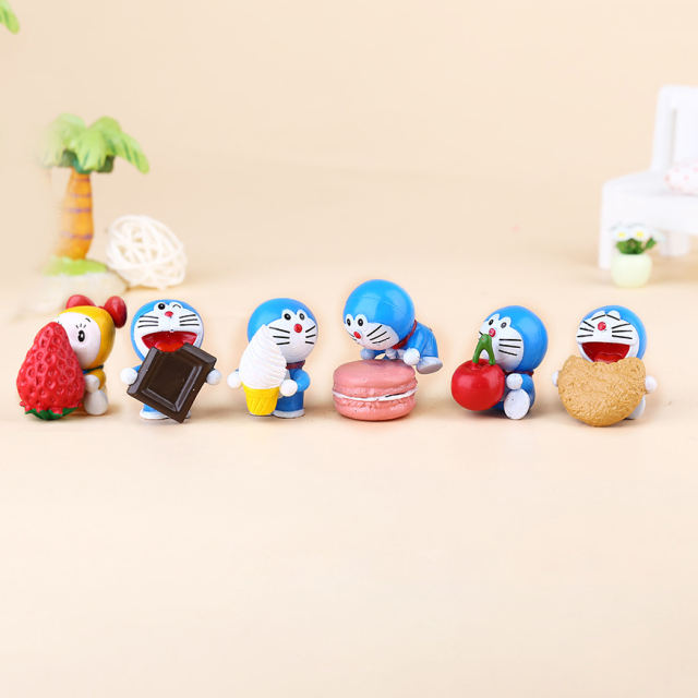 Anime Doraemon Dorami Action Figures Home Decoration Cute Cartoon Ornament Models Christmas Gift Lovely Toys Car Cake Accessories