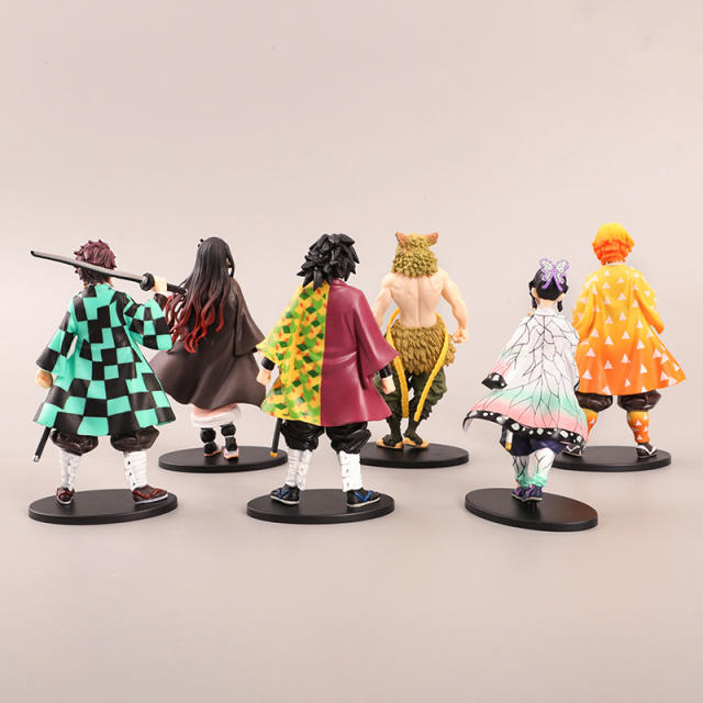 Demon Alayer Anime Figure Tanjirou Nezuko Creative Home Decoration PVC Cartoon Ornament Models Toys Christmas Gifts For Children