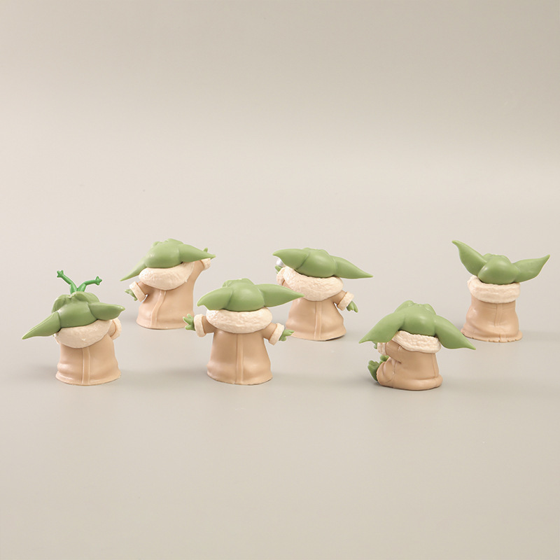 Alien Action Figures Star Wars Yoda Baby Home Decoration Marvel Model Collectible Car Accessories Anime Model Gift Toys For Boys