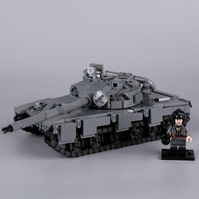 WW2 Soviet T-64A Main Battle Tank Military Building Blocks Soldier Figures Minifigures Model Collectible Accessories Bricks Boy