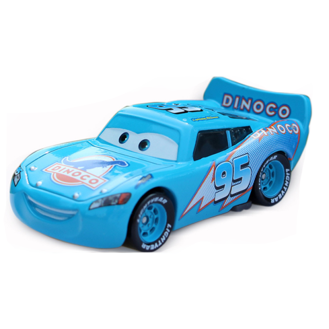 McQueen Disney Cars Pixar Figure Dinosaur Grey Creative Diecast Vehicle Metal Alloy Model Car Ornament Toy Christmas Gift For Boy