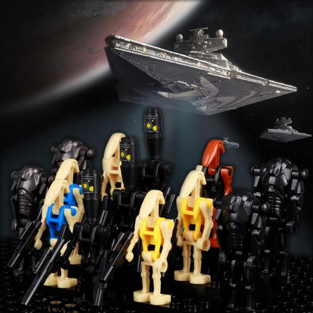 G0111 Star Wars Minifigures Building Blocks Action Mini Figures Assemble MOC DIY Weapon Game Bricks Educational Toys Gift Children Boys