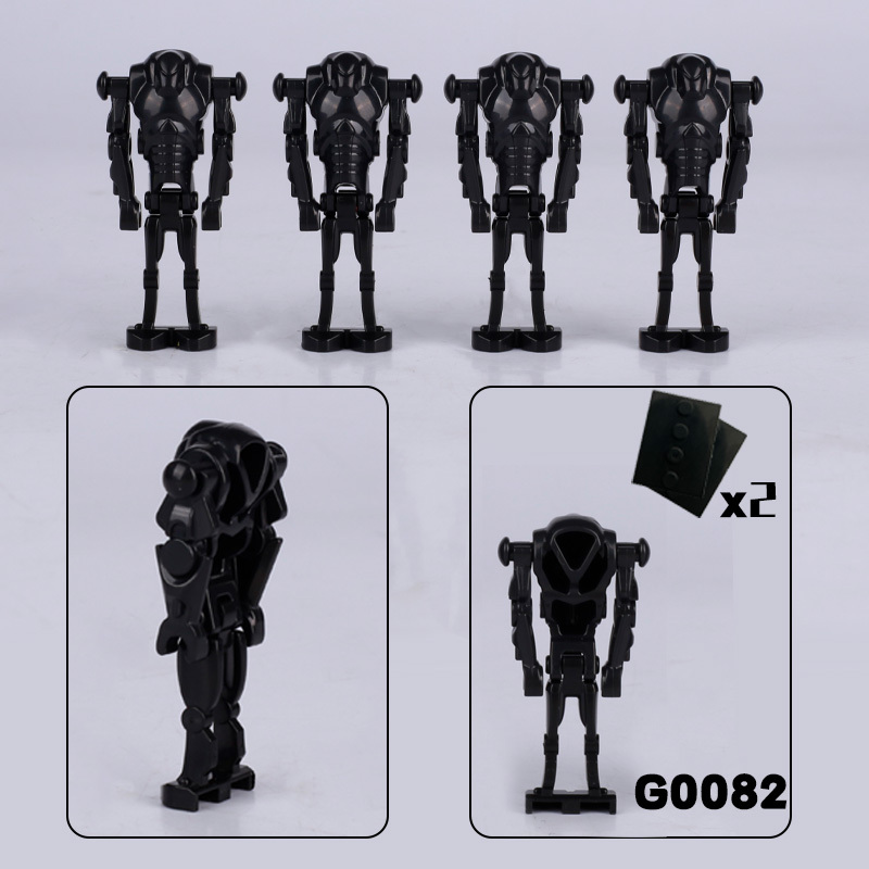 G0111 Star Wars Minifigures Building Blocks Action Mini Figures Assemble MOC DIY Weapon Game Bricks Educational Toys Gift Children Boys