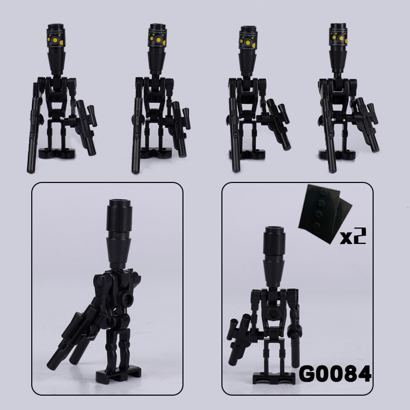 G0111 Star Wars Minifigures Building Blocks Action Mini Figures Assemble MOC DIY Weapon Game Bricks Educational Toys Gift Children Boys