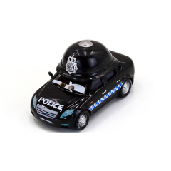 1PC Black police car