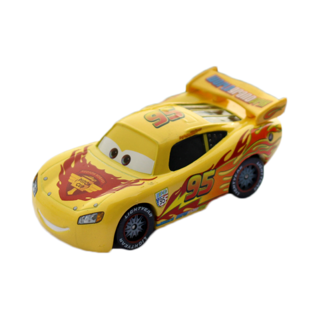 Disney Lightning McQueen Cars Pixar Figure Flo Dinoco Collectible Diecast Metal Alloy Vehicle Model Boy Kid Toys Christmas Gift