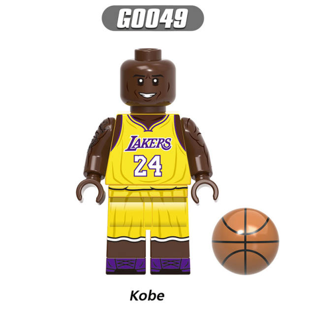 G0107 World Cup Soccer Player Minifigs Building Blocks Football Athletes Figures Kobe James Models Collection Toys Gift Children