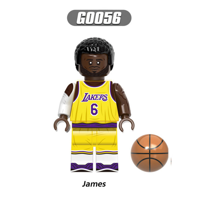 G0107 World Cup Soccer Player Minifigs Building Blocks Football Athletes Figures Kobe James Models Collection Toys Gift Children