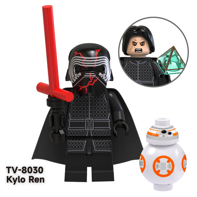 TV6104 Star Wars Series Minifigures Building Blocks Darth Rey Commander Clone Trooper Figures MOC Collection Toys Gifts Children