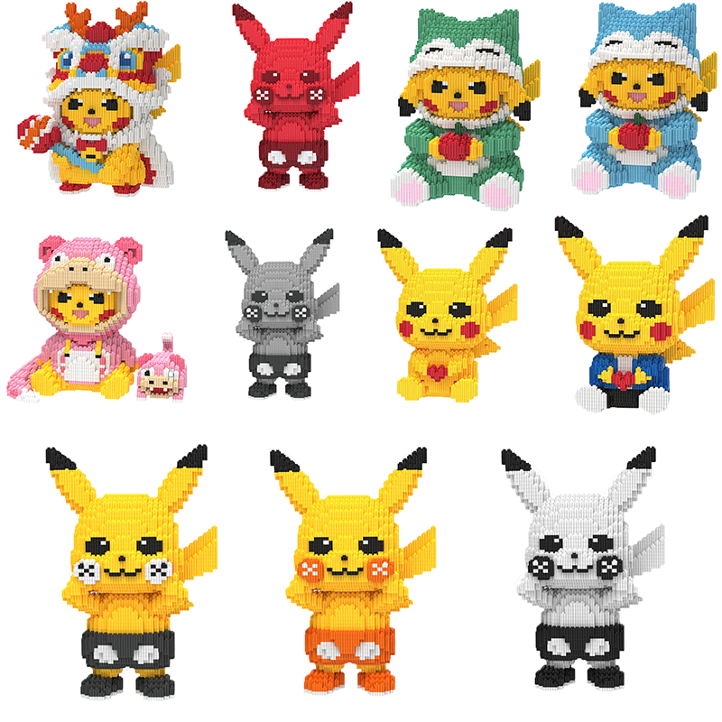 Lego Games Forpikachu & Pokemon Mini Blocks Set - Educational Building  Toys For 12+