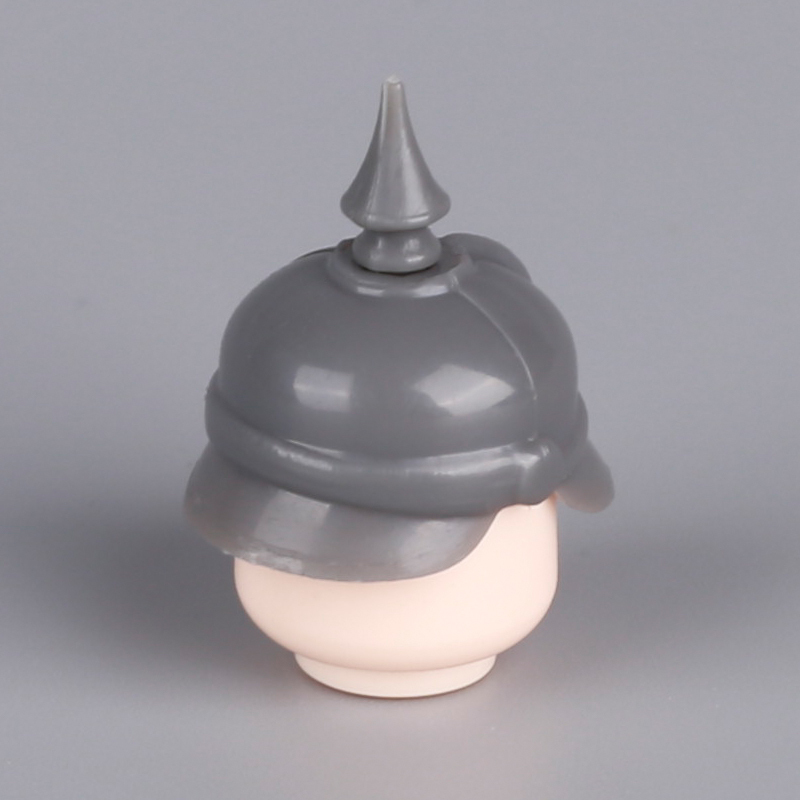 WW1 Germany Soldier Minifigures Prussian Pickelhaube Helmet Building Blocks Military Figures Caps Weapon Parts Bricks Model Toys Gifts