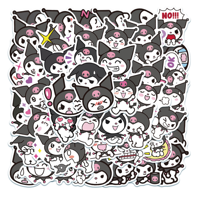 Kuromi Sticker Sheet! ~ Cute Sanrio Stickers for Scrapbooks