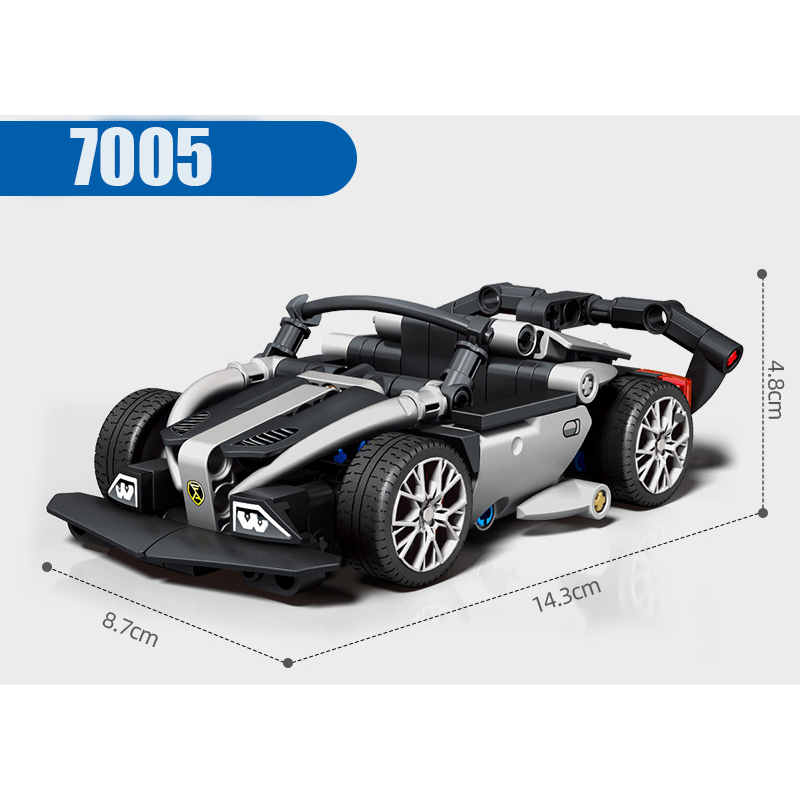 Car Building Block Sports Super Racing Compatible With Lego Small Particle Puzzle Vehicles Kits Bricks Kids Toys Gifts