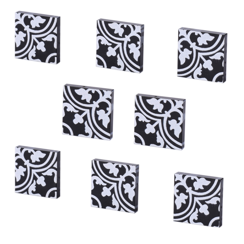 Printed Floor 2x2 Board Minifigures Plastic Building Blocks Urban Living Accessories Decoration Fit Up Granule Model Toys For Boys