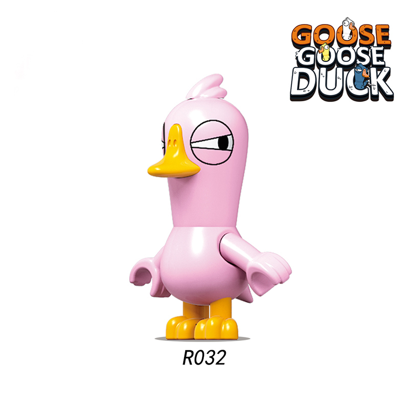 RZL0006 Goose Goose Duck Assembly Building Blocks Minifigures Compatible With Lego Strategy Leisure Play Game Colorful Kids Toys