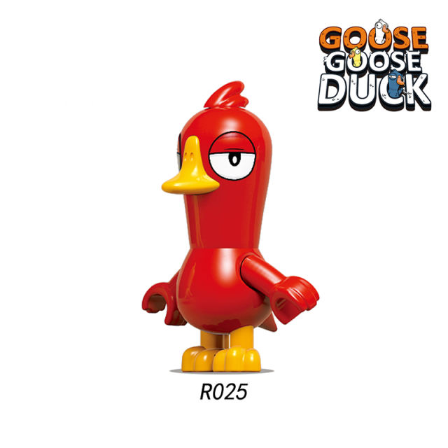 RZL0006 Goose Goose Duck Assembly Building Blocks Minifigures Compatible With Lego Strategy Leisure Play Game Colorful Kids Toys