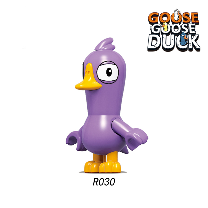 RZL0006 Goose Goose Duck Assembly Building Blocks Minifigures Compatible With Lego Strategy Leisure Play Game Colorful Kids Toys