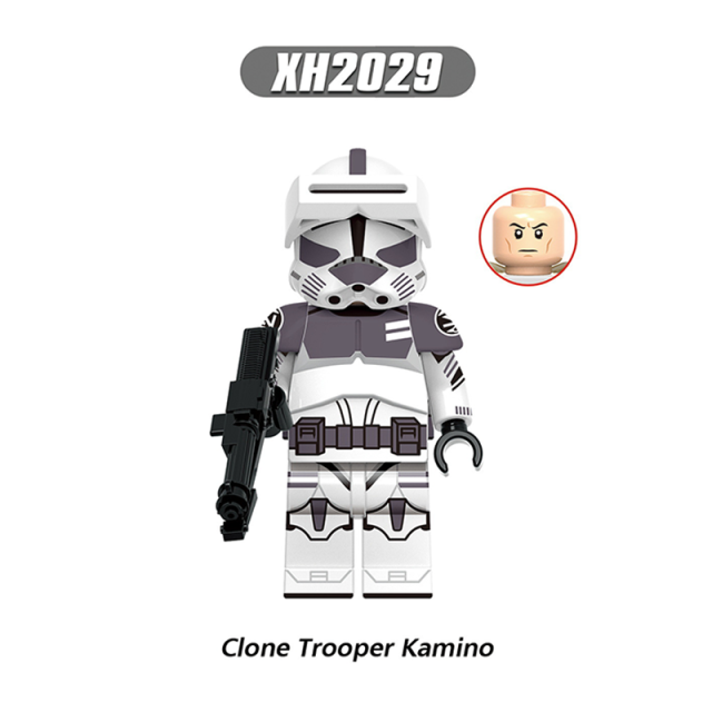 X0351 Star Wars Series Minifigs Building Blocks  ARC Trooper Colt Jet Troope Grey Captain Commander Figure Models Toys Kids