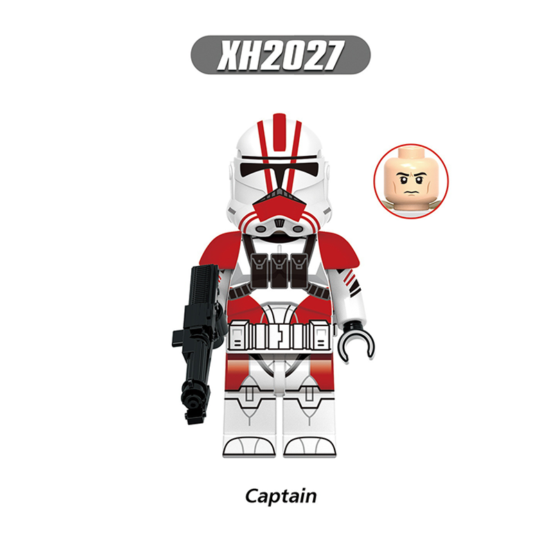 X0351 Star Wars Series Minifigs Building Blocks ARC Trooper Colt Jet Troope Grey Captain Commander Figure Models Toys Kids