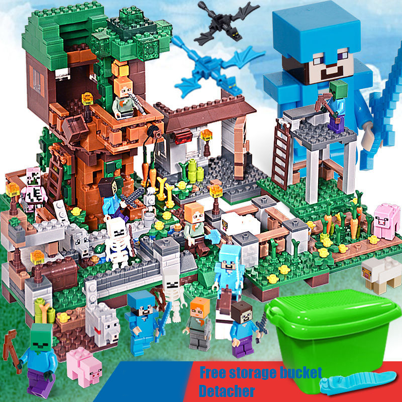 Lego minecraft building blocks hot sale