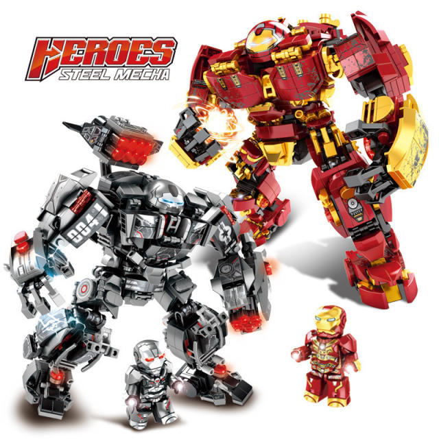 Marvel Super Heroes Iron Man Hulkbuster Minifigures Building Blocks Action War Figures MOC Avengers Toys Gifts Kids Children