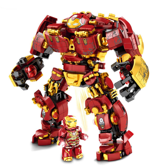 Marvel Super Heroes Iron Man Hulkbuster Minifigures Building Blocks Action War Figures MOC Avengers Toys Gifts Kids Children