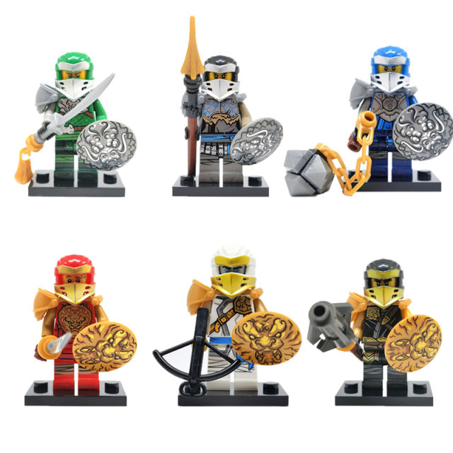 Phantom Ninja Game Series Minifigures Building Blocks Weapon Accessories Shield Sword Lloyd Compatible with LEGO Models Gifts