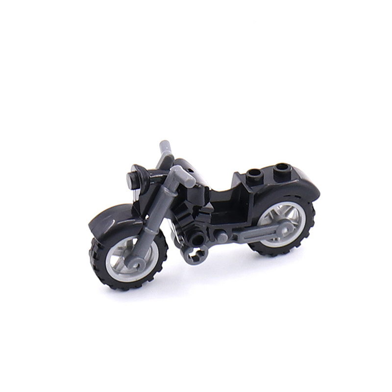 City Military Motorcycle Building Blocks Car Model Figures Accessories Soldiers Pickup Trucks MOC Vehicles Transporter Toys Boys