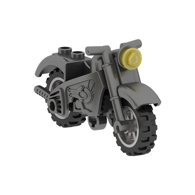 MOC WW2 Military Motorcycle Building Blocks Vehicle Tool Car Germany Army Soldier Figures Accessories Weapon Kid Model Toy Gifts