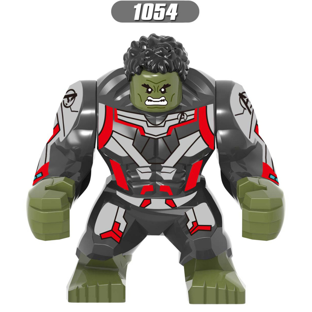 America Disney Marvel superhero series Big Hulk Minifigurs Building Blocks Avengers Thanos Action Iron Models Children Gifts
