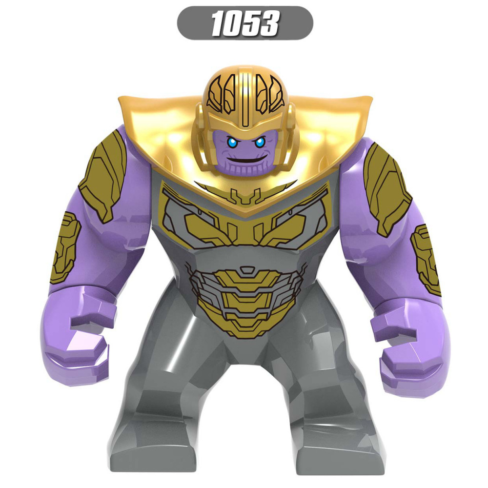 America Disney Marvel superhero series Big Hulk Minifigurs Building Blocks Avengers Thanos Action Iron Models Children Gifts